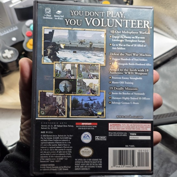 Nintendo GameCube Platinum Console DOL-101 Complete W/ 2 controllers/Mem Card - Picture 13 of 13